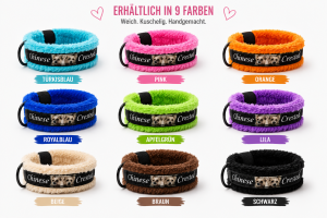 Hundehalsband für Chinese Crested – Rundum gepolstert mit Wellness-Fleece