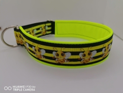 Flotte Biene Hundehalsband 5cm breit